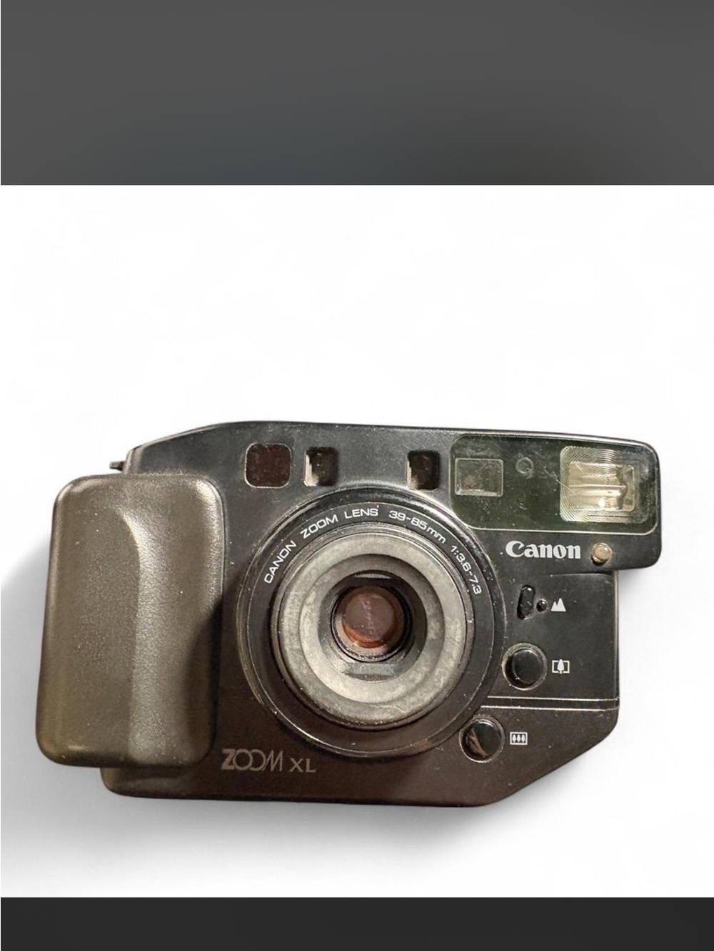 VINTAGE Canon Sureshot Zoom XL Black Compact Film Camera - Picture 4 of 4